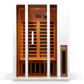 FAR Infrared Sauna Built for Deep Relaxation, Hemlock Wood Construction, 6 Carbon Heaters, Digital Controls